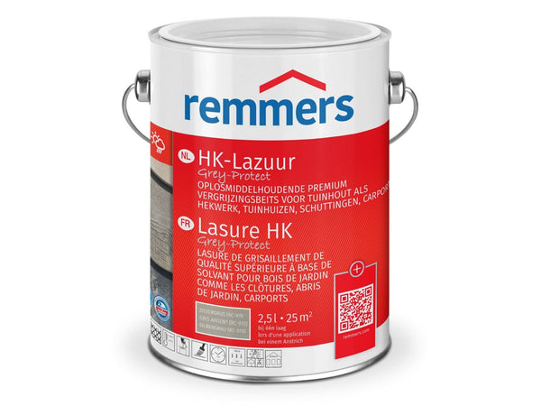 Remmers hk lazuur zilvergrijs        2,5