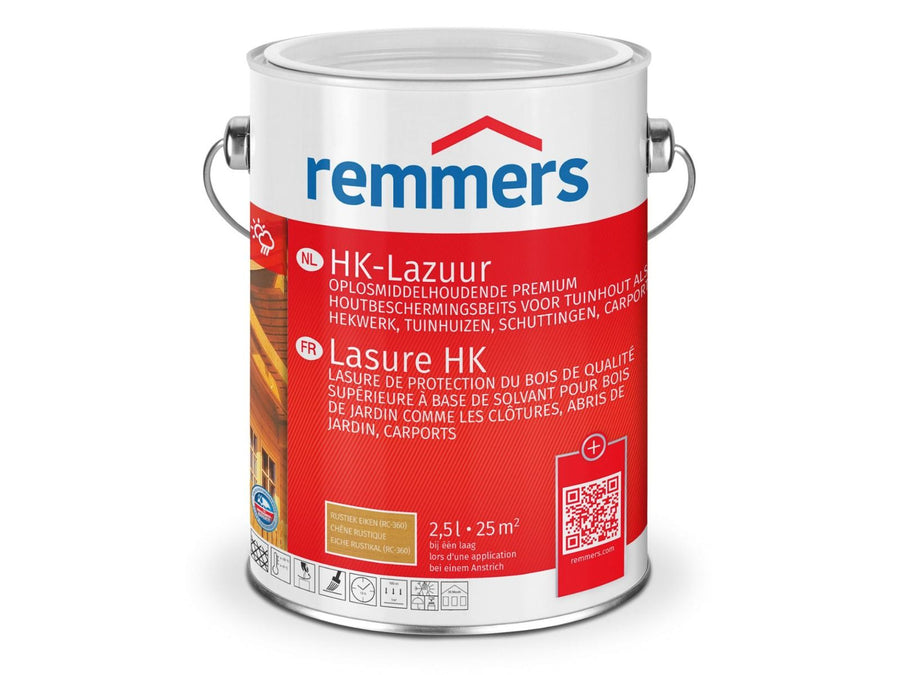 Remmers hk lazuur rustiek eiken      2,5