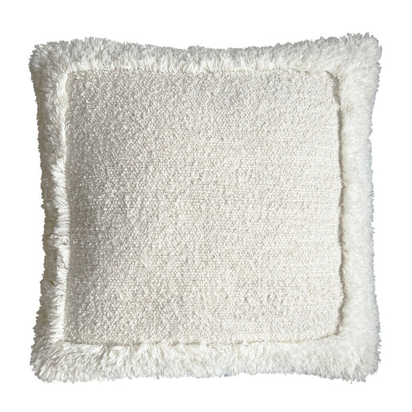 Malagoon vloerkussen eboya - gebroken wit - 90x90cm 100% wol