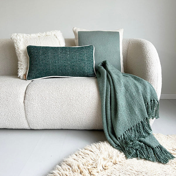 Malagoon plaid sage - groen - 125x150cm