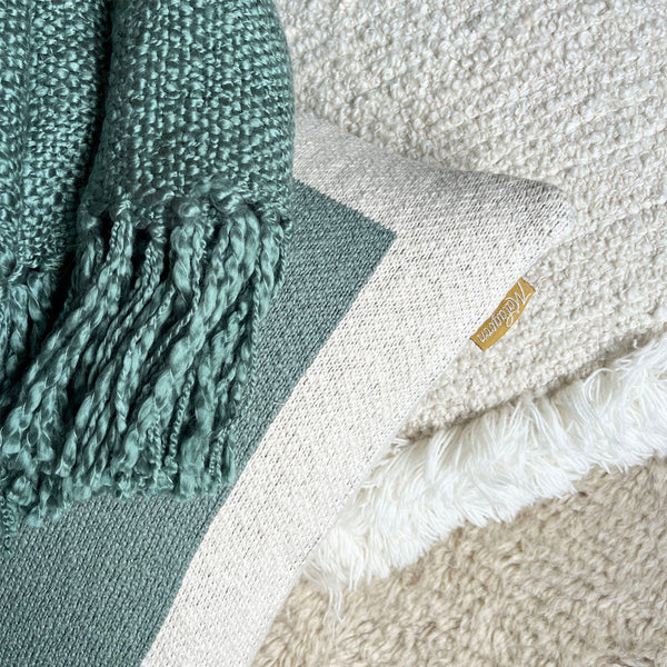 Malagoon plaid sage - groen - 125x150cm
