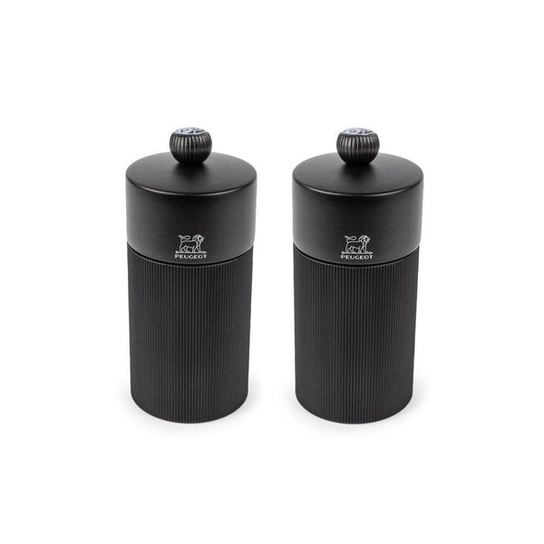 Coffret duo line pm+zm 12cm mat zwart+trechter inox