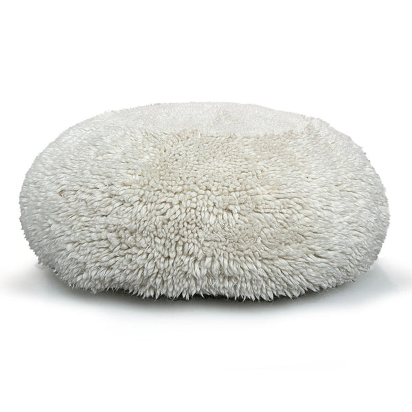 Malagoon poef eboya - gebroken wit - ø 100cm h 45cm 100% wol
