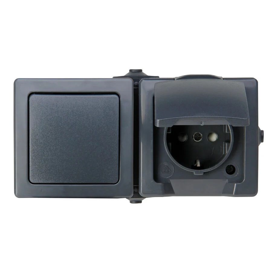 Nautic combinatie IP44 RA hor. antraciet