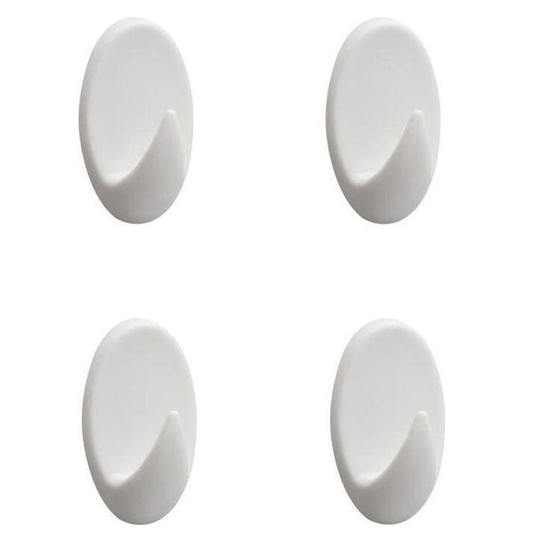 Baseline Handdoekhaak medium Wit (4 stuks)