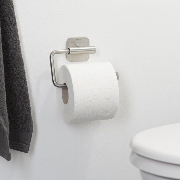 Colar Toiletrolhouder zonder klep RVS geborsteld