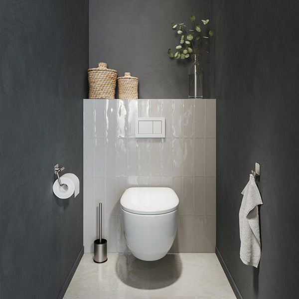 Colar Toiletrolhouder zonder klep RVS geborsteld