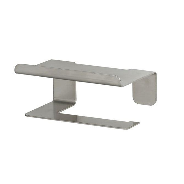 Colar Toiletrolhouder met planchet RVS geborsteld