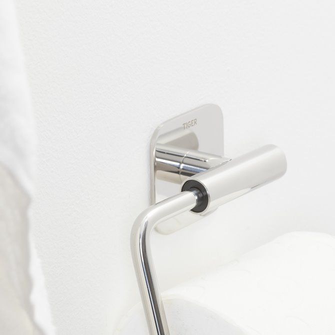 Colar Toiletrolhouder zonder klep RVS gepolijst