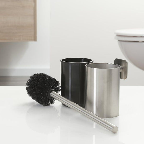 Colar Toiletborstel met houder RVS geborsteld