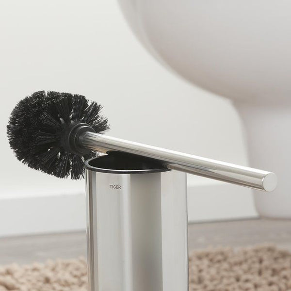 Colar Toiletborstel met houder vrijstaand RVS gepolijst