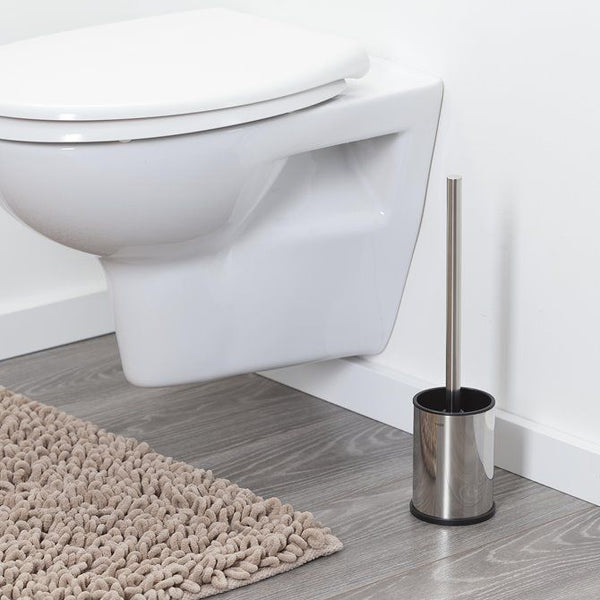 Colar Toiletborstel met houder vrijstaand RVS gepolijst