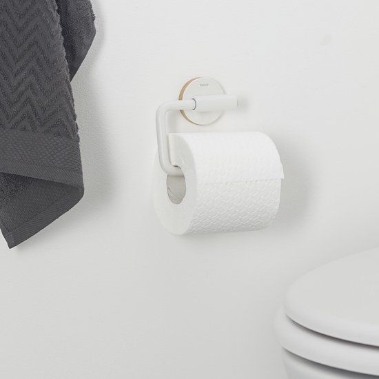 Urban Toiletrolhouder zonder klep Wit