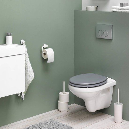 Urban Toiletrolhouder zonder klep Wit