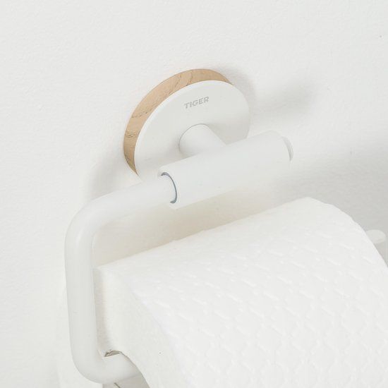 Urban Toiletrolhouder zonder klep Wit