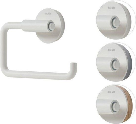 Urban Toiletrolhouder zonder klep Wit
