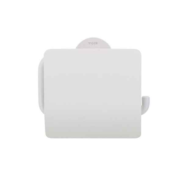 Urban Toiletrolhouder met klep Wit