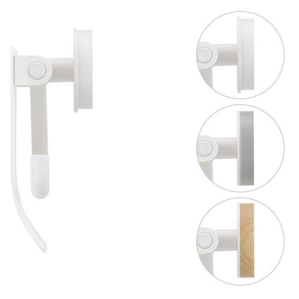 Urban Toiletrolhouder met klep Wit