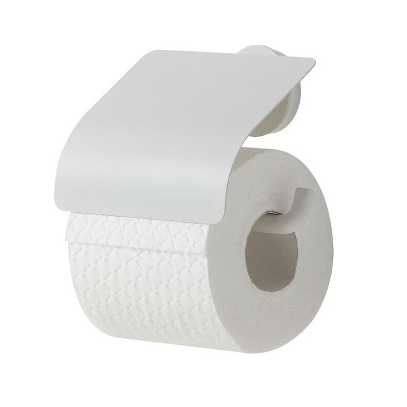 Urban Toiletrolhouder met klep Wit