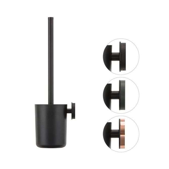 Urban Toiletborstel met houder Zwart
