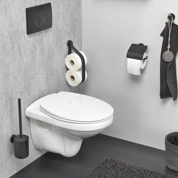 Urban Toiletborstel met houder Zwart