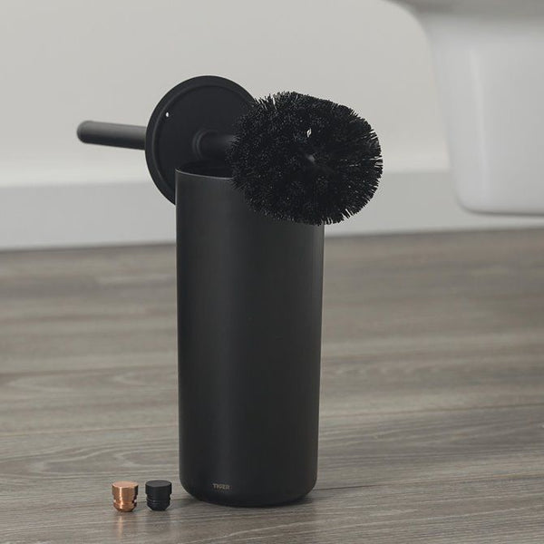 Urban Toiletborstel met houder vrijstaand Zwart