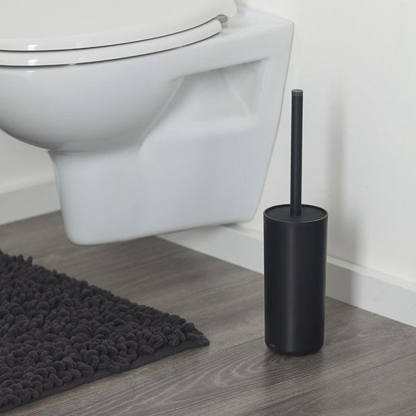 Urban Toiletborstel met houder vrijstaand Zwart