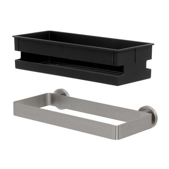 Noon Douchemand 30 cm RVS geborsteld
