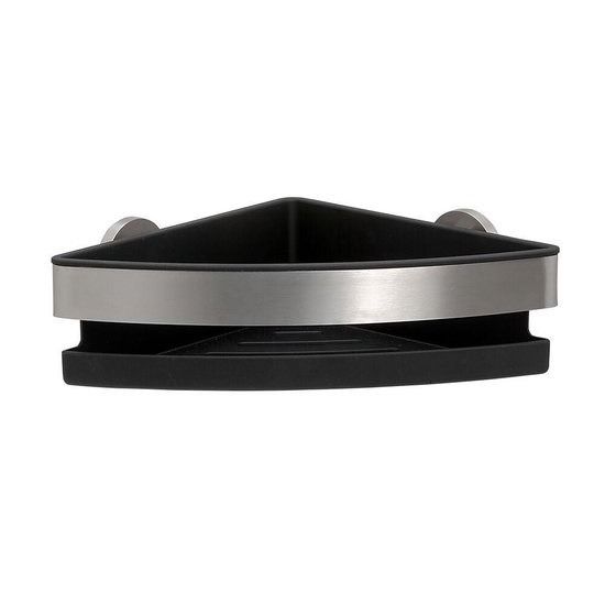 Noon Douchemand hoek 22 cm RVS geborsteld