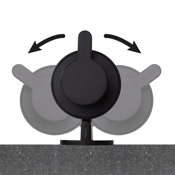 Tune Zeepdispenser 180 ml Messing geborsteld / Zwart