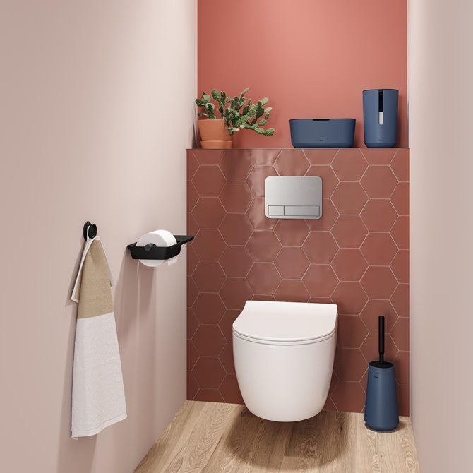Tess Handdoekhaak Zwart (2 stuks)