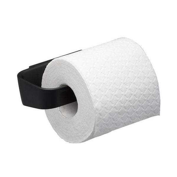 Tess Toiletrolhouder zonder klep Zwart