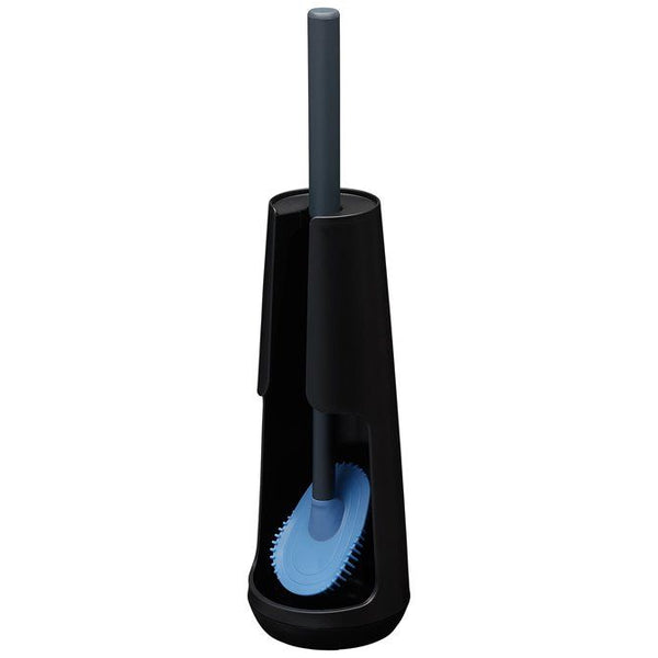 Tess Toiletborstelhouder vrijstaand met Swoop® borstel flexibel Zwart / Antraciet