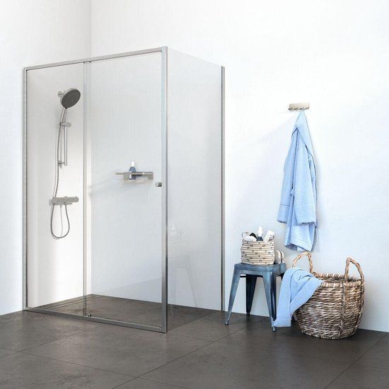 Caddy Douchemand 32 cm RVS geborsteld