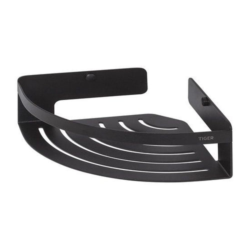 Caddy Douchemand hoek 18,4 cm Zwart