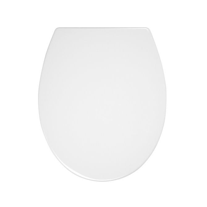 Pasadena Toiletbril met deksel Thermoplast Wit
