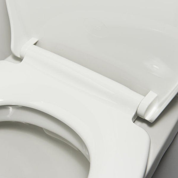 Pasadena Toiletbril met deksel Thermoplast Wit