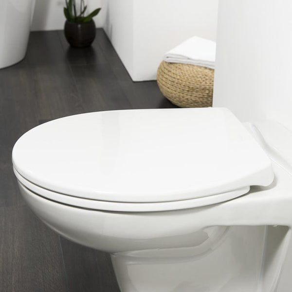 Pasadena Toiletbril met deksel Thermoplast Wit