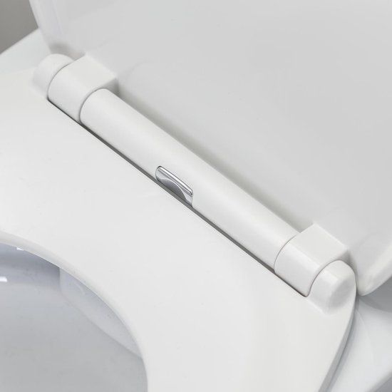 Blade Toiletbril met deksel Duroplast Wit