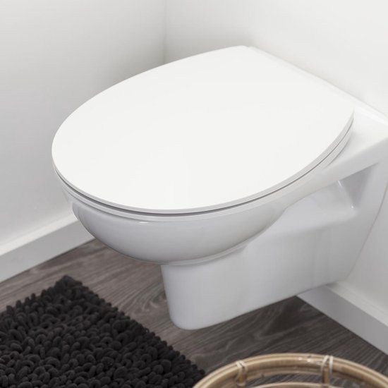Blade Toiletbril met deksel Duroplast Wit