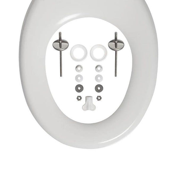 Aiden Toiletbril met deksel Duroplast Wit
