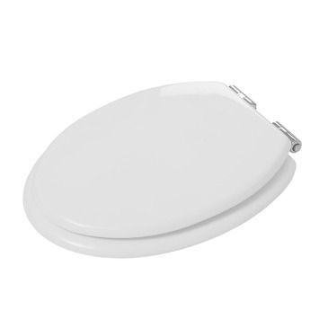 Mississippi Toiletbril met deksel MDF Wit