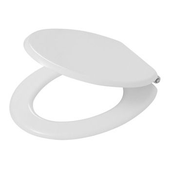 Mississippi Toiletbril met deksel MDF Wit