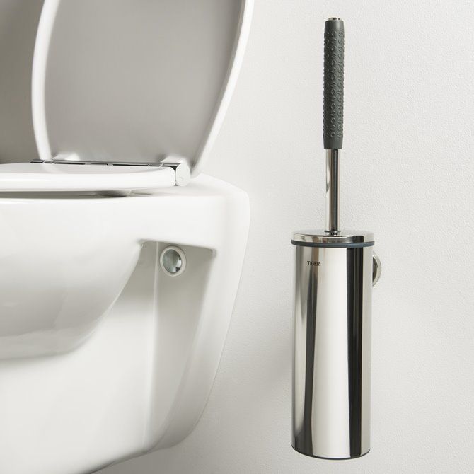 Boston Comfort & Safety Toiletborstel met houder RVS gepolijst
