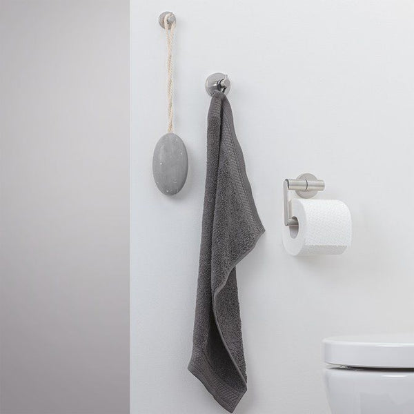 Boston Toiletrolhouder zonder klep RVS geborsteld