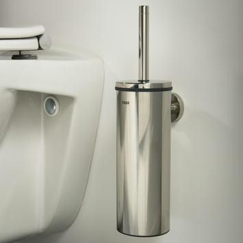 Boston Toiletborstel met houder RVS gepolijst