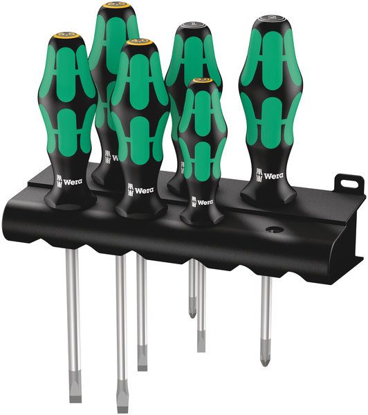334/355/6 Rack Schraubendrehersatz Kraftform Plus Lasertip   Rack