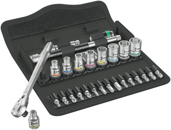 8100 SA 8 Zyklop Metal-Knarrensatz, Umschalthebel, 1/4 -Antrieb, metrisch