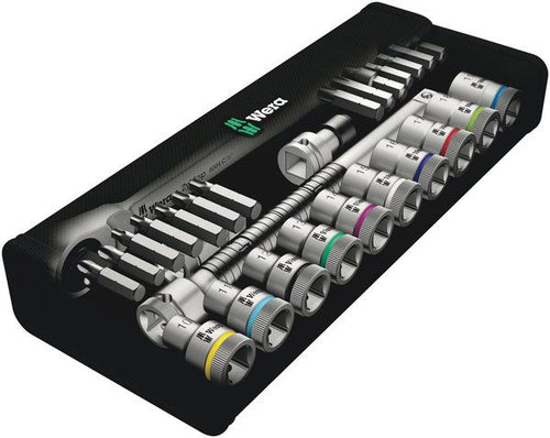 8100 SC 8 Zyklop Metal-Knarrensatz, Umschalthebel, 1/2 -Antrieb, metrisch