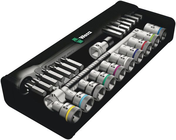 8100 SC 8 Zyklop Metal-Knarrensatz, Umschalthebel, 1/2 -Antrieb, metrisch